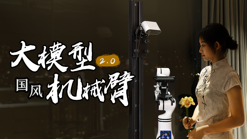 沏茶倒茶一气呵成！尊龙凯时中国游推出2.0版大模型机械臂